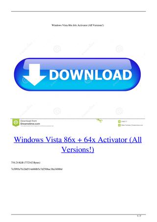Windows vista all versions activator 1
